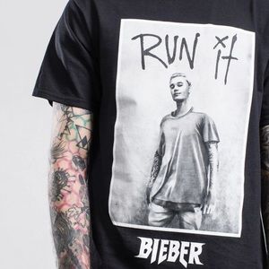 Justin Bieber Purpose Tour Black Concert t-shirt